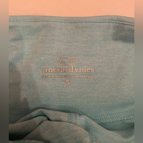 Vineyard Vines Legging Blue Aqua Stripe Yoga Pant Workout Athletic Stretch Small - Picture 8 of 8